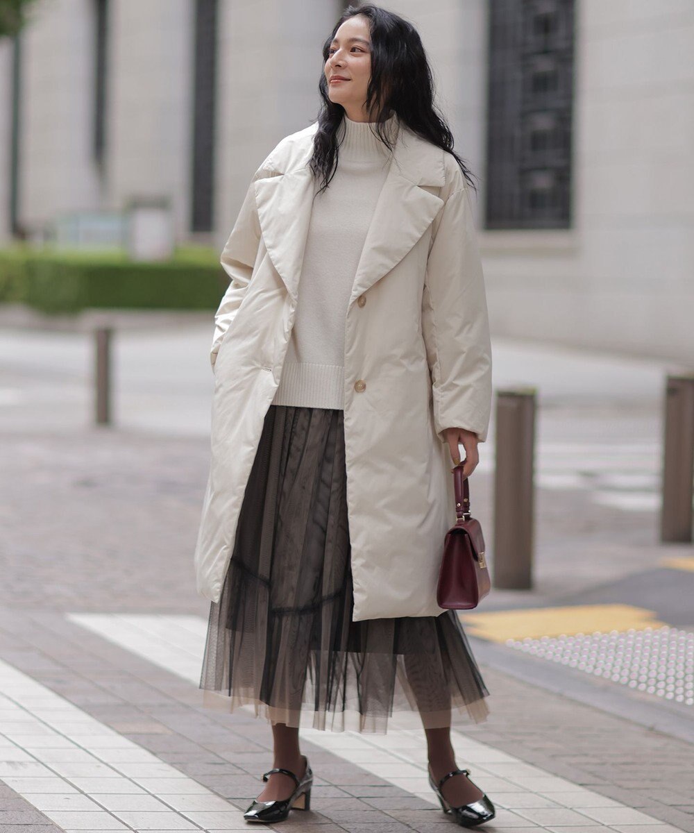 組曲 S ウールカシミヤミックス ロールネックニット 