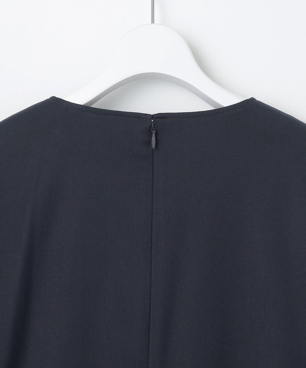 J.PRESS LADIES L 【洗える】T/Rウォッシャブルギャバ パール釦 ワンピース 