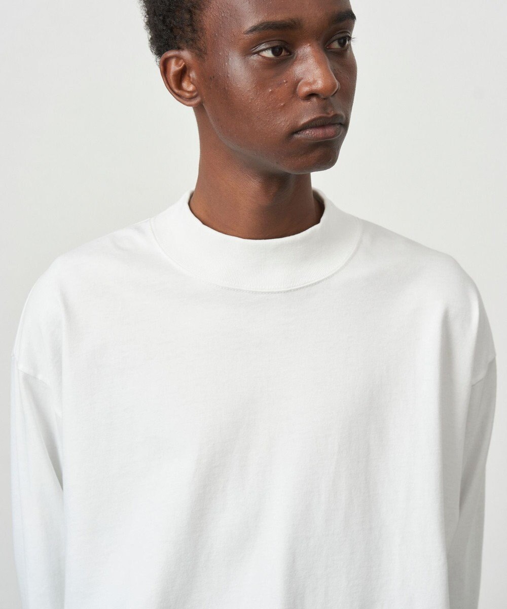 ATON 12/- AIR SPINNING | モックネックプルオーバー - UNISEX 