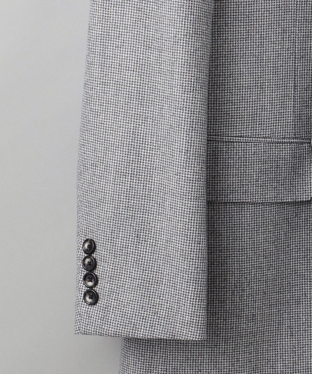 GOTAIRIKU 【CANONICO/カノニコ】サキソニーウールコットンブレンド ジャケット_グレー千鳥柄 