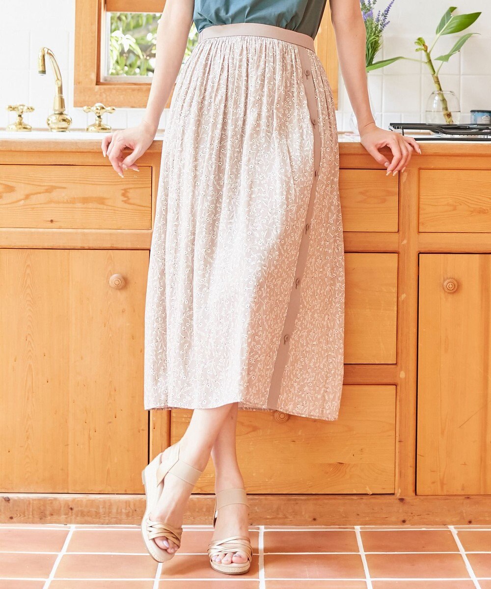 2WAY】バイカラープリント スカート / any SiS | ファッション通販