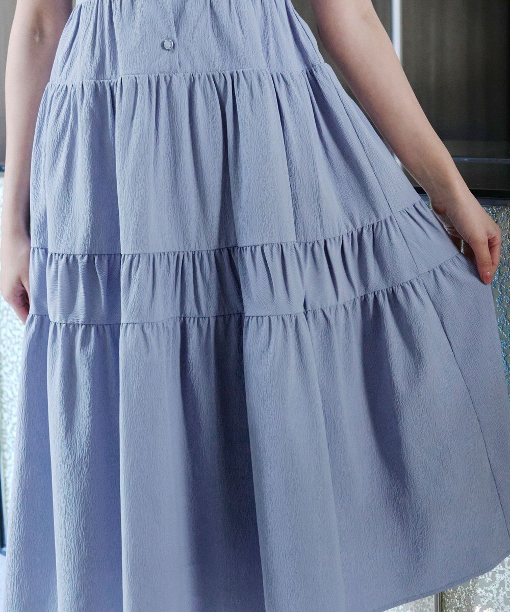 Tiaclasse 【洗える】 ティアードシャツワンピース 