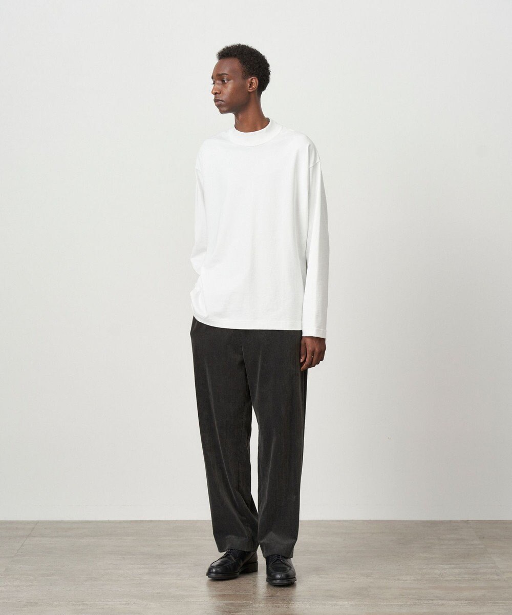 ATON 12/- AIR SPINNING | モックネックプルオーバー - UNISEX 