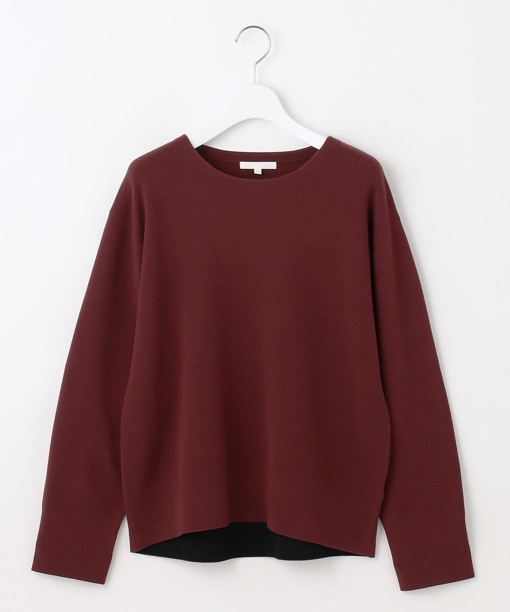 自由区 L 【カタログ掲載】レーヨンストレッチベーシックシルエット ニット 