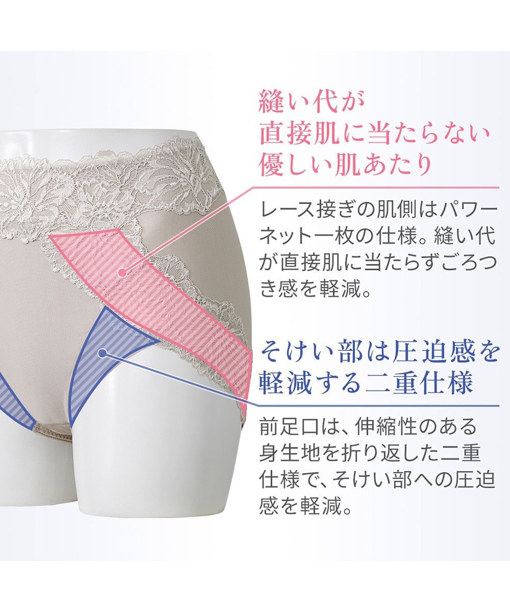 BRADELIS New York 【BRADELIS NewYork peace】おしりPラインラッピングショーツ24 深め お腹スッキリ 美尻メイク 補正下着 DB224201 