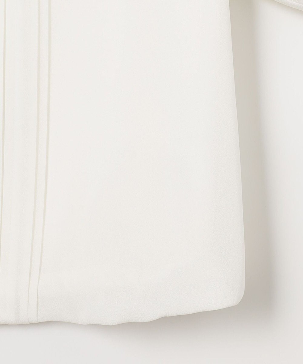 ANY SIS 【洗える】フロントプリーツシフォン ブラウス 