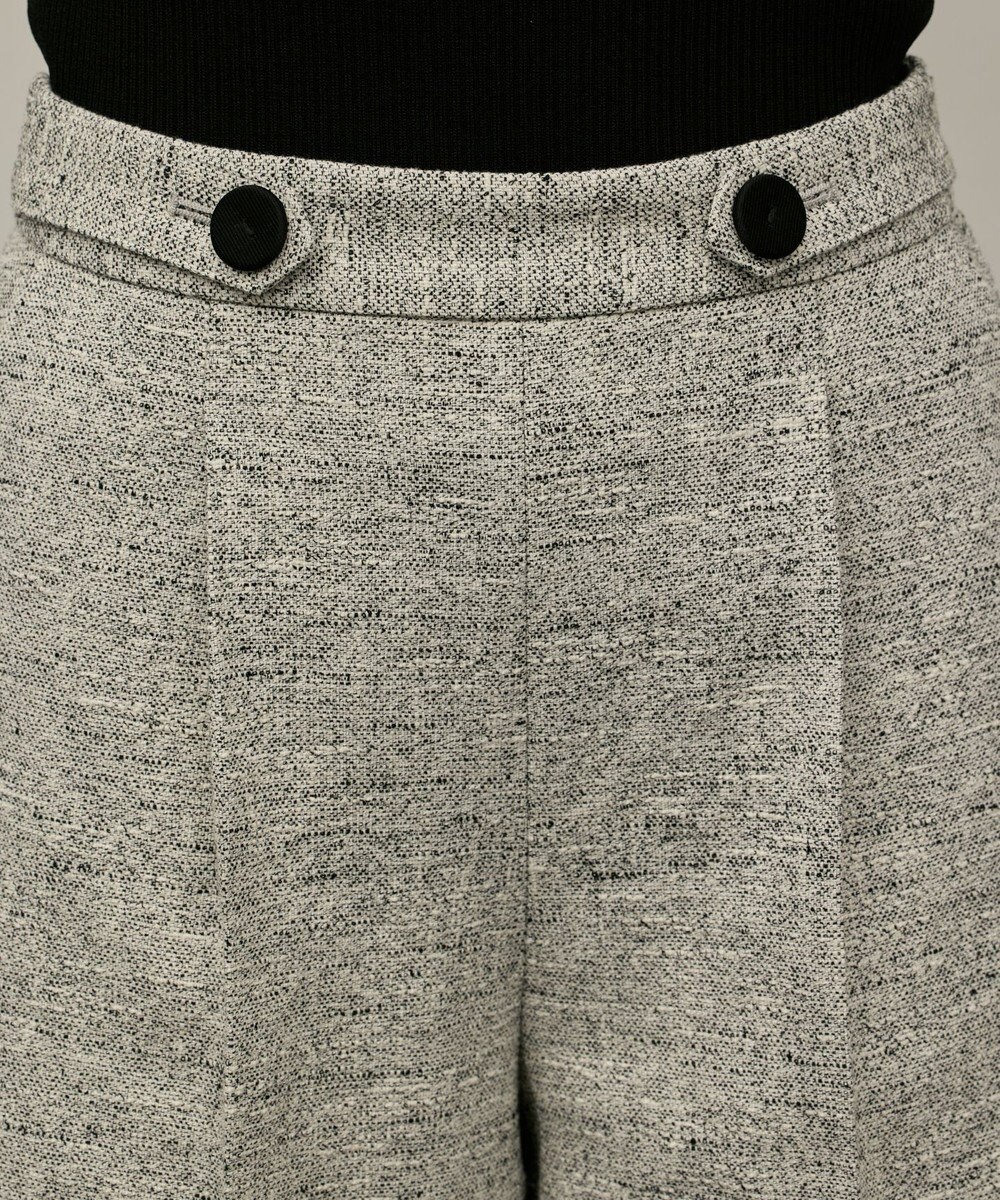 GRACE CONTINENTAL ツイードタックショートパンツ 