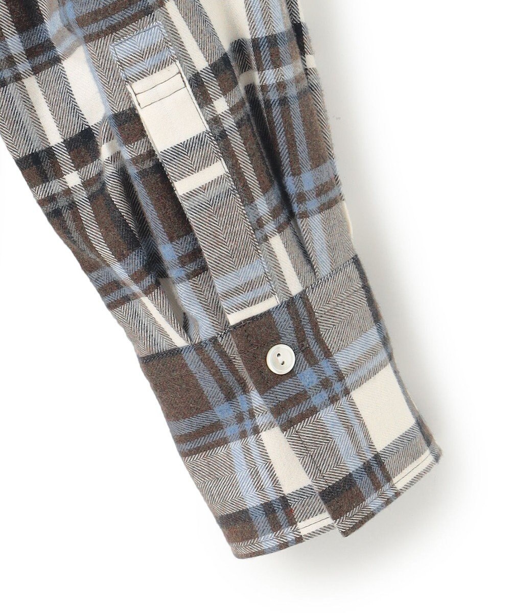 23区 【洗える】CANCLINI メルトン チェック ブラウス 