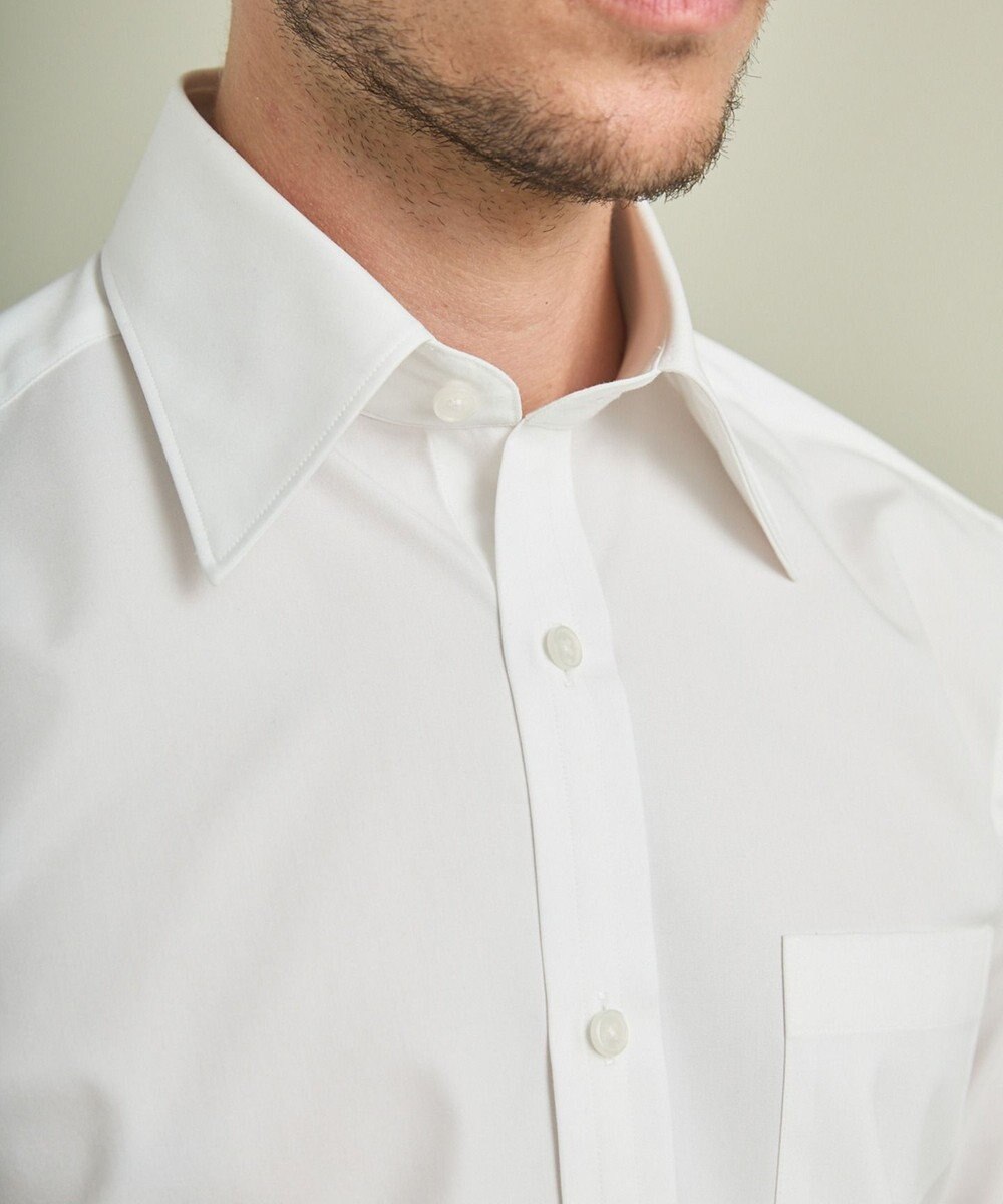 GOTAIRIKU 【形態安定】PREMIUMPLEATS_レギュラーカラー 通年ドレスシャツ 