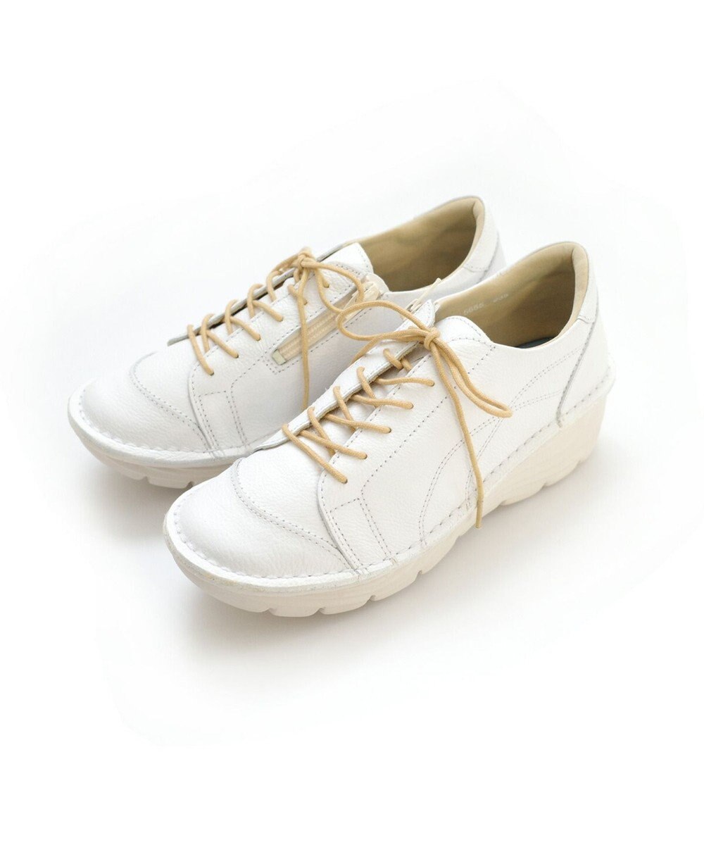 Pointer 本革超軽量レースアップスニーカー 