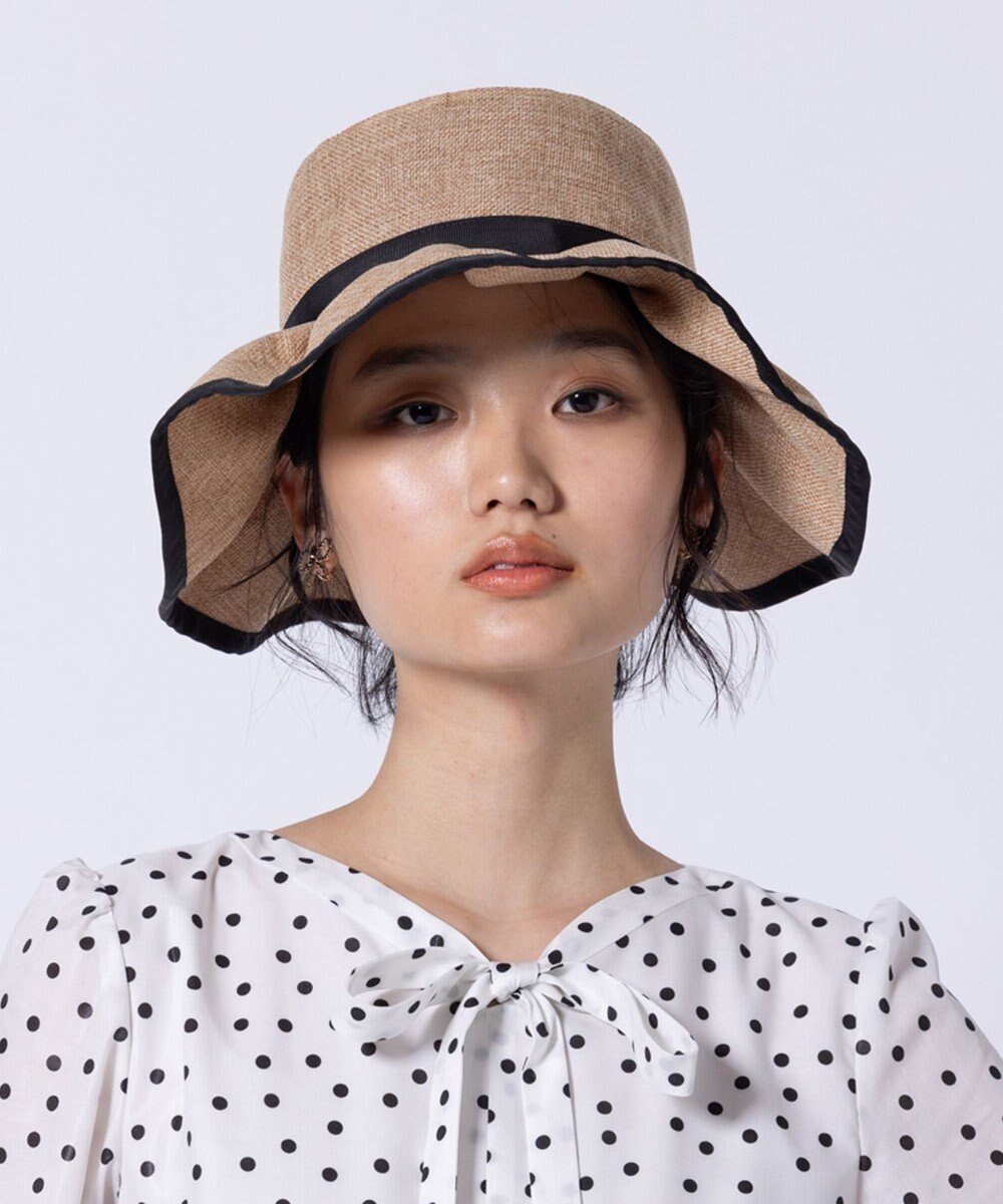 TOCCA 【UV99%以上カット・吸水速乾・抗菌防臭・洗える・サイズ調整可】FRILL HAT ハット 