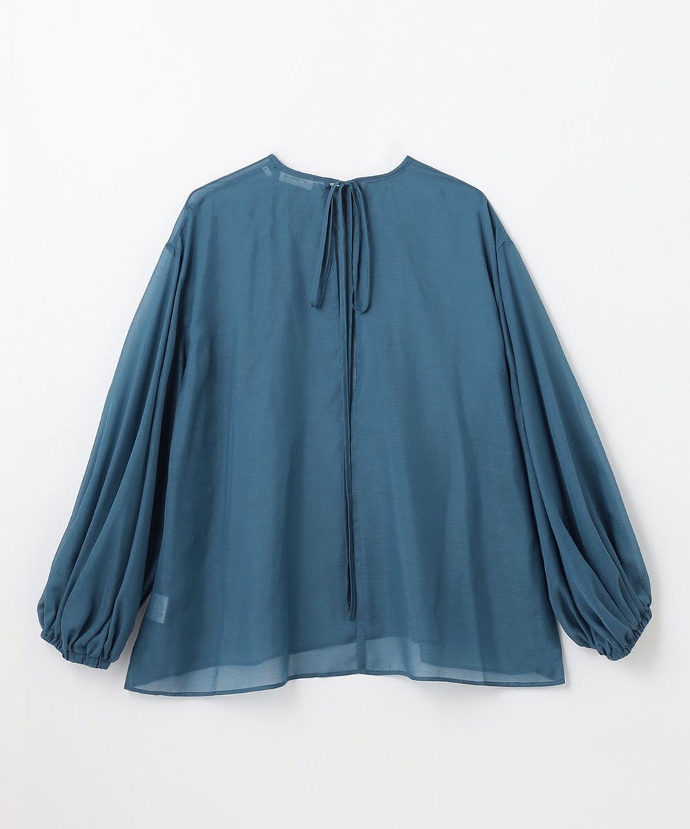 NAVE 【Nave】ブライトシアーボイル ギャザーブラウス 