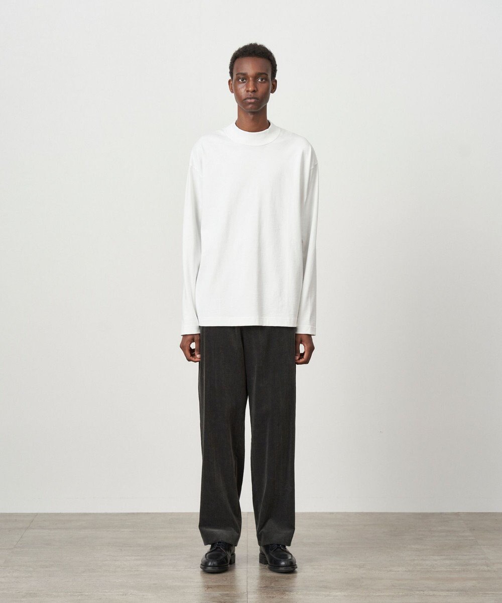 ATON 12/- AIR SPINNING | モックネックプルオーバー - UNISEX 