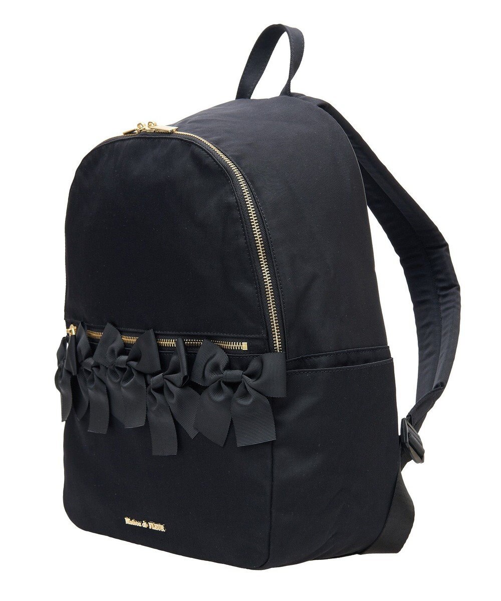 Maison de FLEUR 撥水加工フロントリボンリュック 