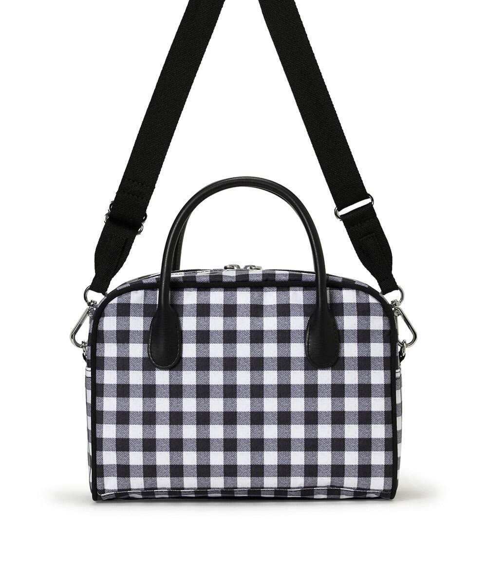 LeSportsac SQUARE TH CROSSBODY/アップタウンギンガム/ブラック 