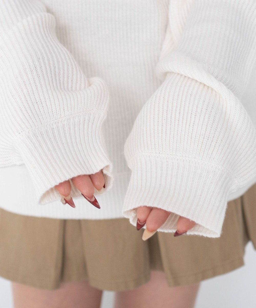 WEGO NEWYORKハーフジップニット 