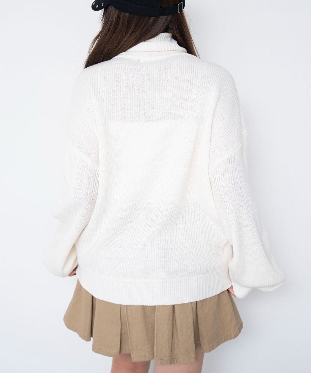 WEGO NEWYORKハーフジップニット 