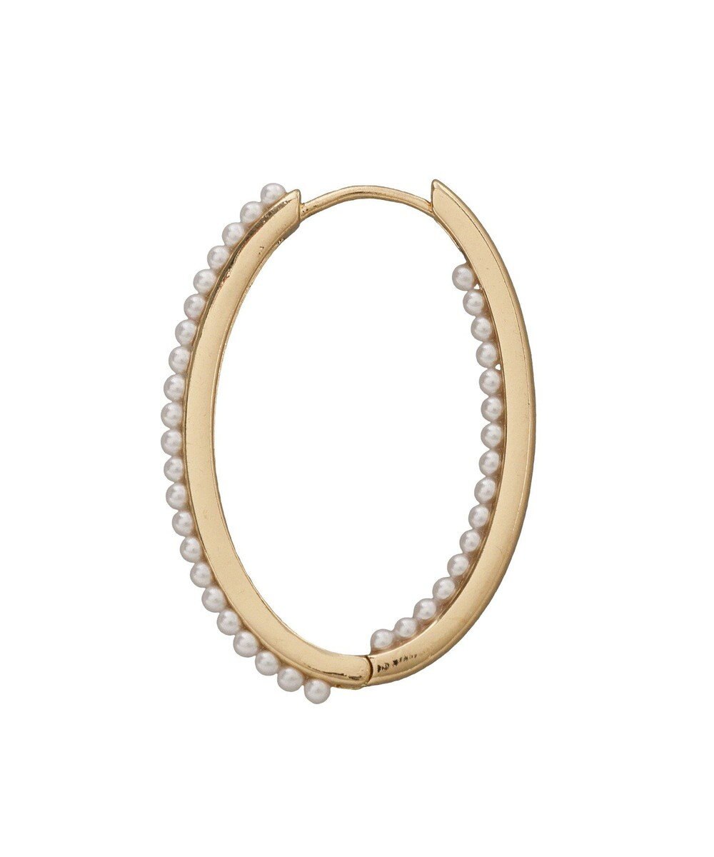 Green Parks パールラインワンタッチピアス 