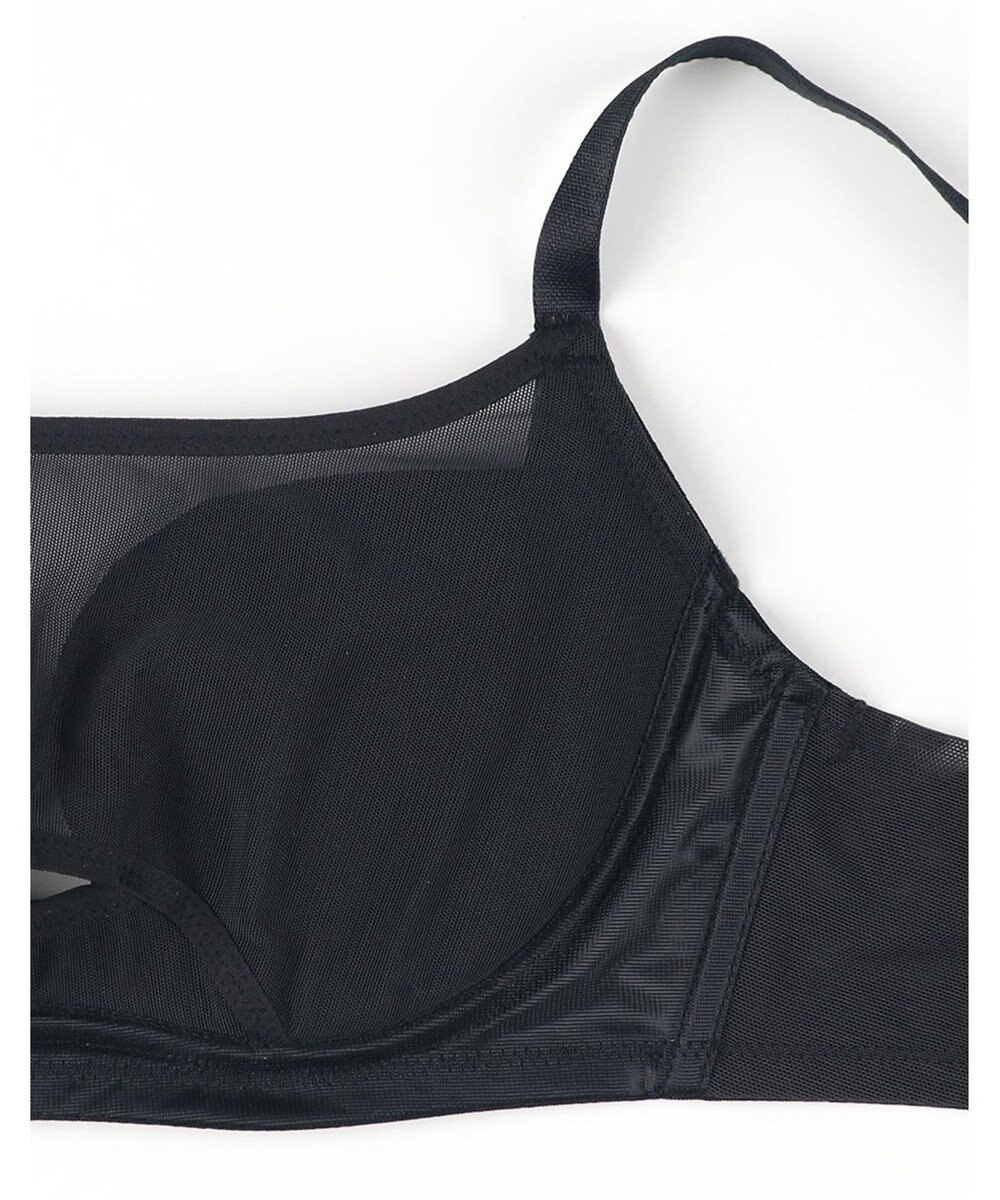 WACOAL ノンワイヤーブラ 【小さく見せるブラ】 高さをおさえてコンパクトに バスト位置アップ 脇すっきり Hカップまで対応 大きいサイズ レディース BMM122 /ワコール 