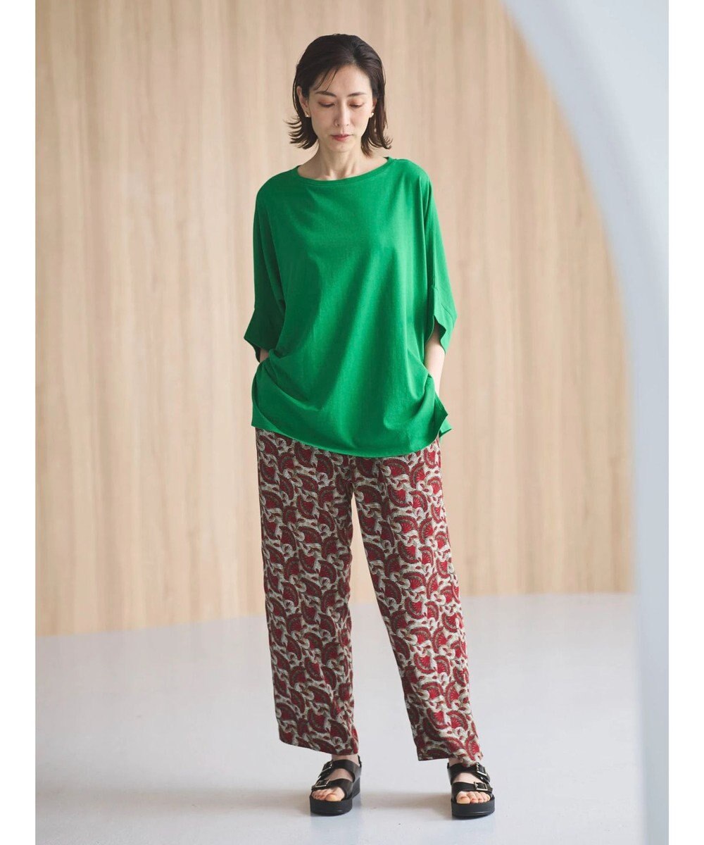 Green Parks アフリカン柄イージーパンツ 