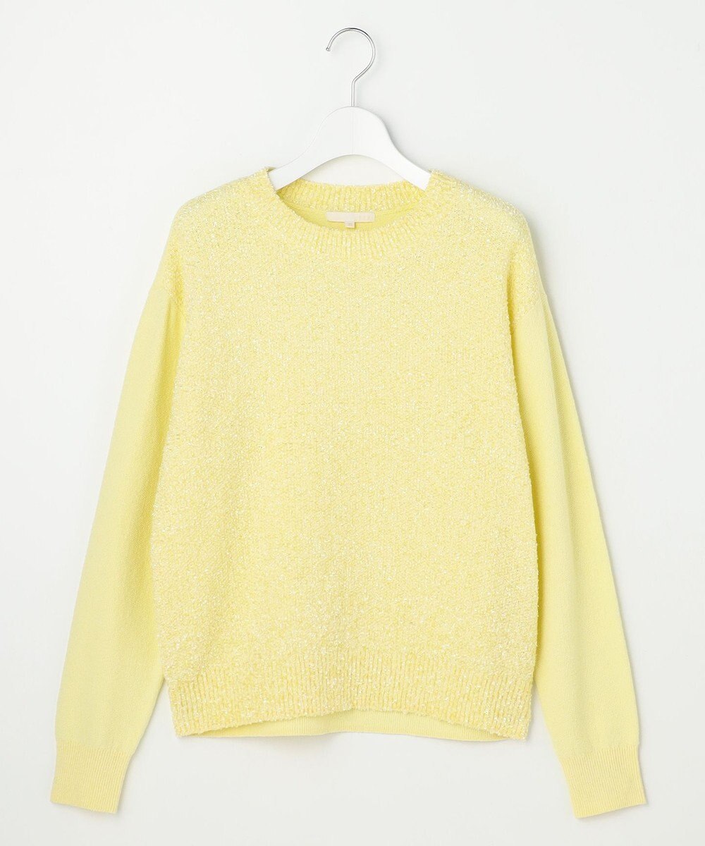 自由区 S ブークレミックスツイード ニット 