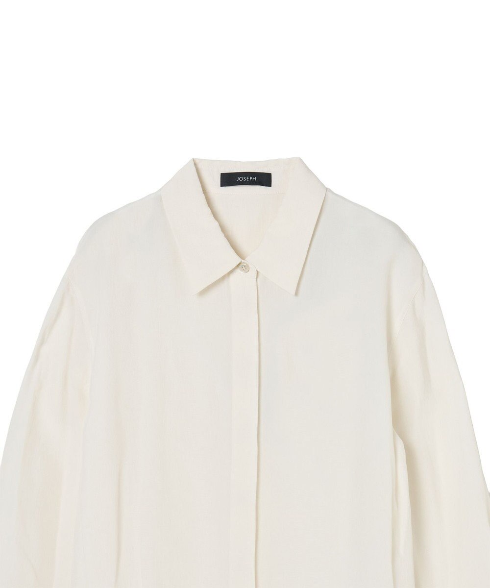 JOSEPH 【WEB＆OUTLET限定】CDC ブレンド シャツカラーブラウス 