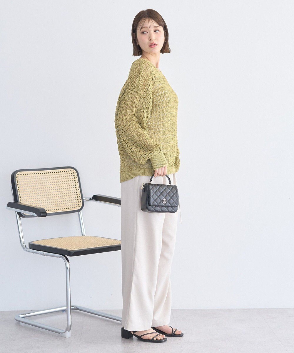 earth music&ecology メッシュニットプルオーバー 