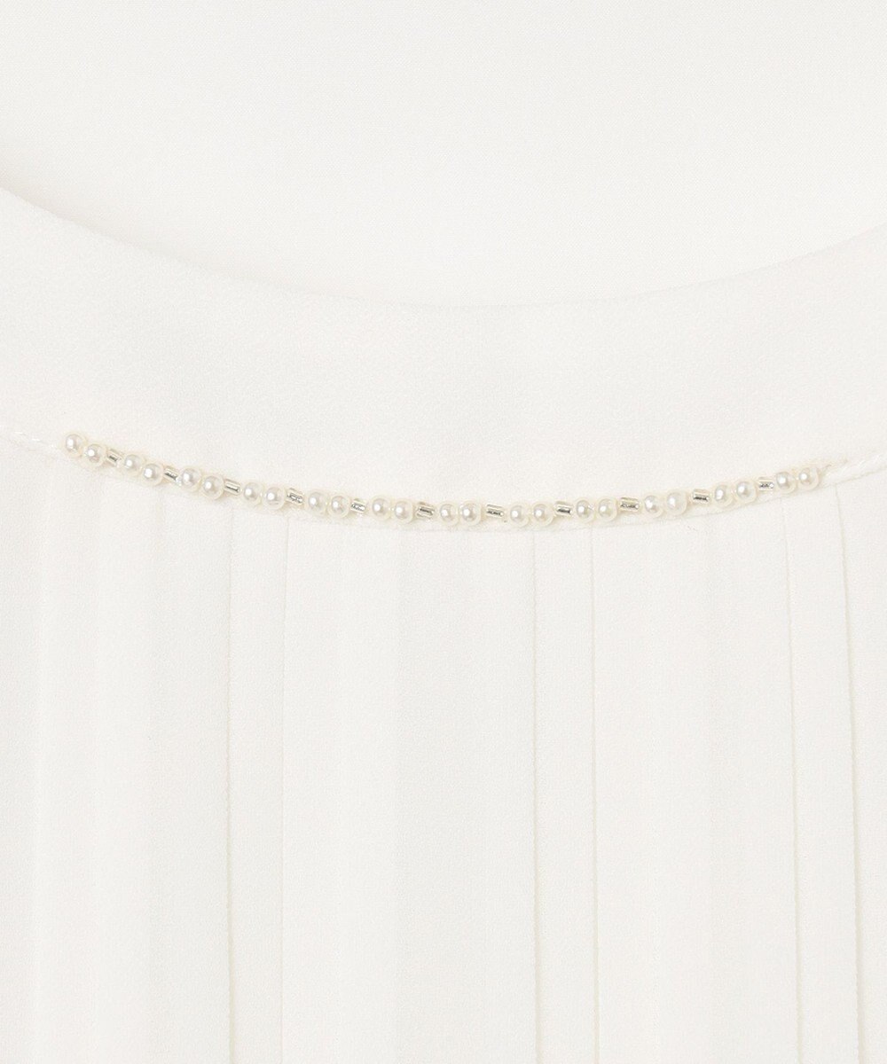 ANY SIS 【洗える】フロントプリーツシフォン ブラウス 