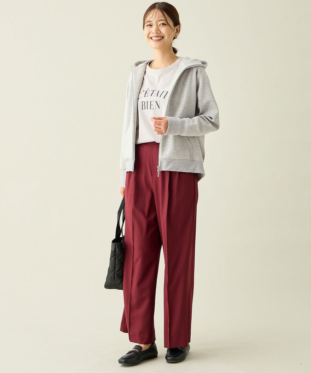 ANY L ラメダンボールダブルジップパーカー 