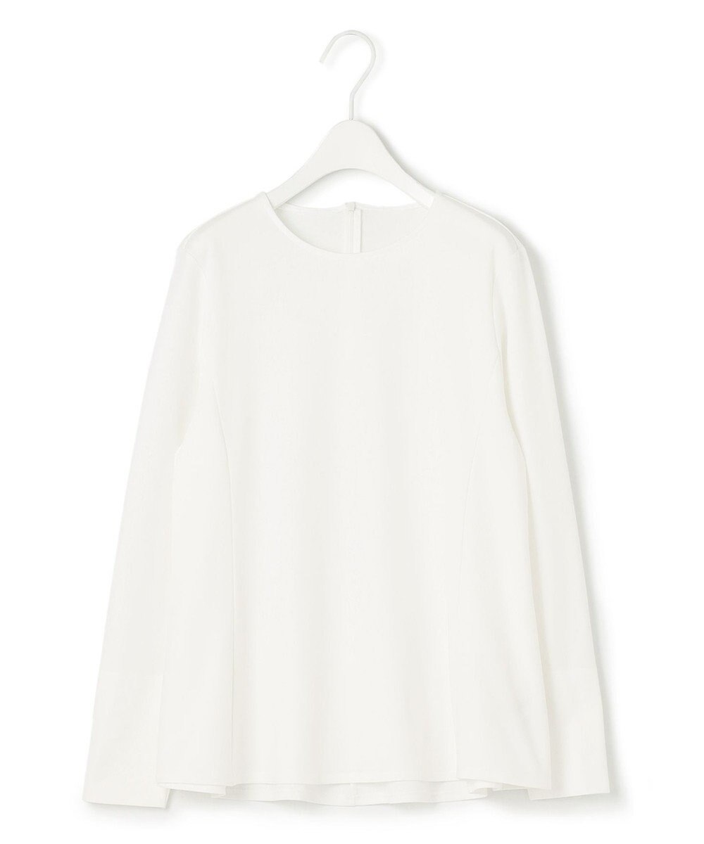 ICB 【洗える】リバーストレッチジャージー ペプラムカットソー 