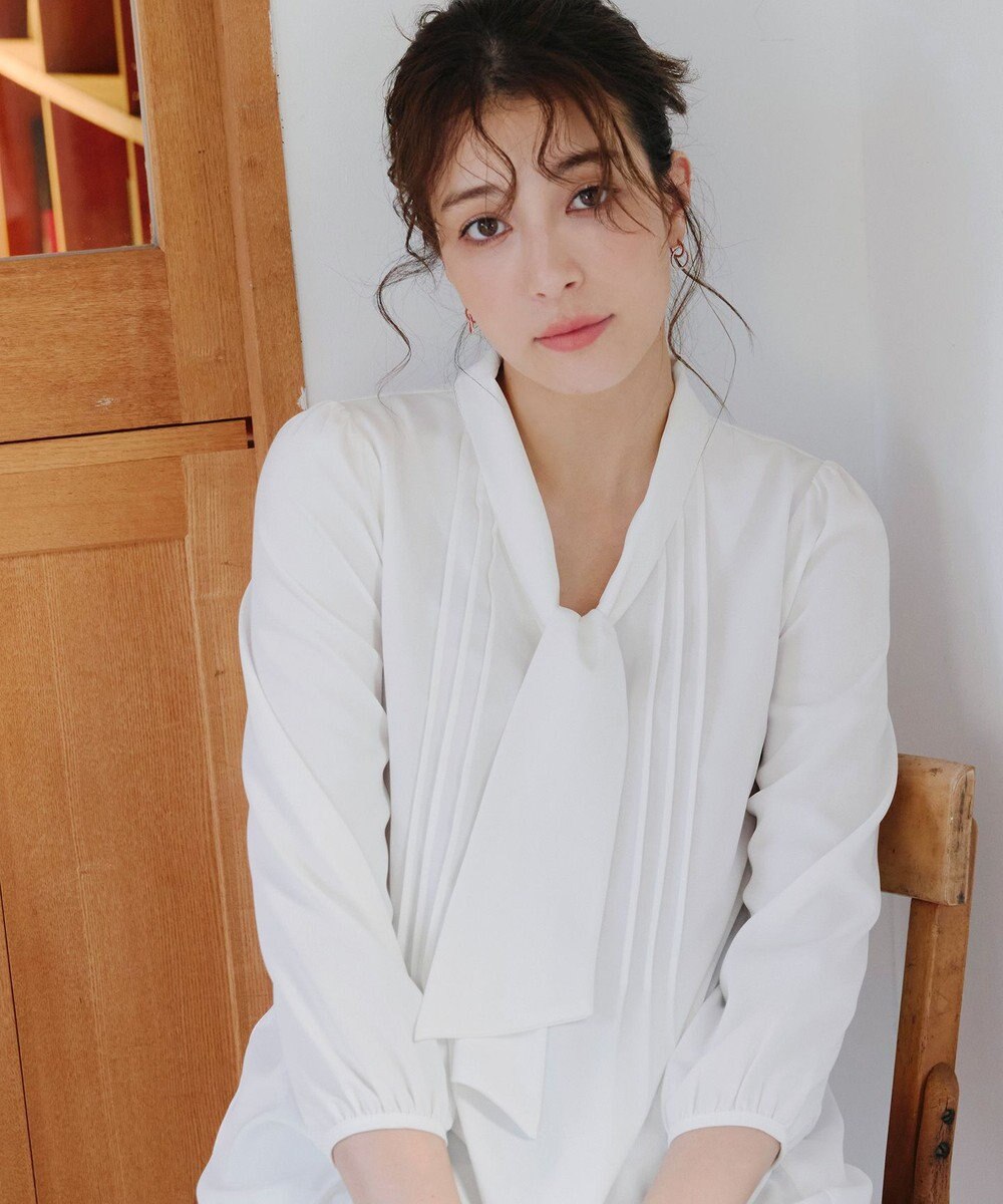 Tiaclasse 【洗える】ボウタイチュニック 