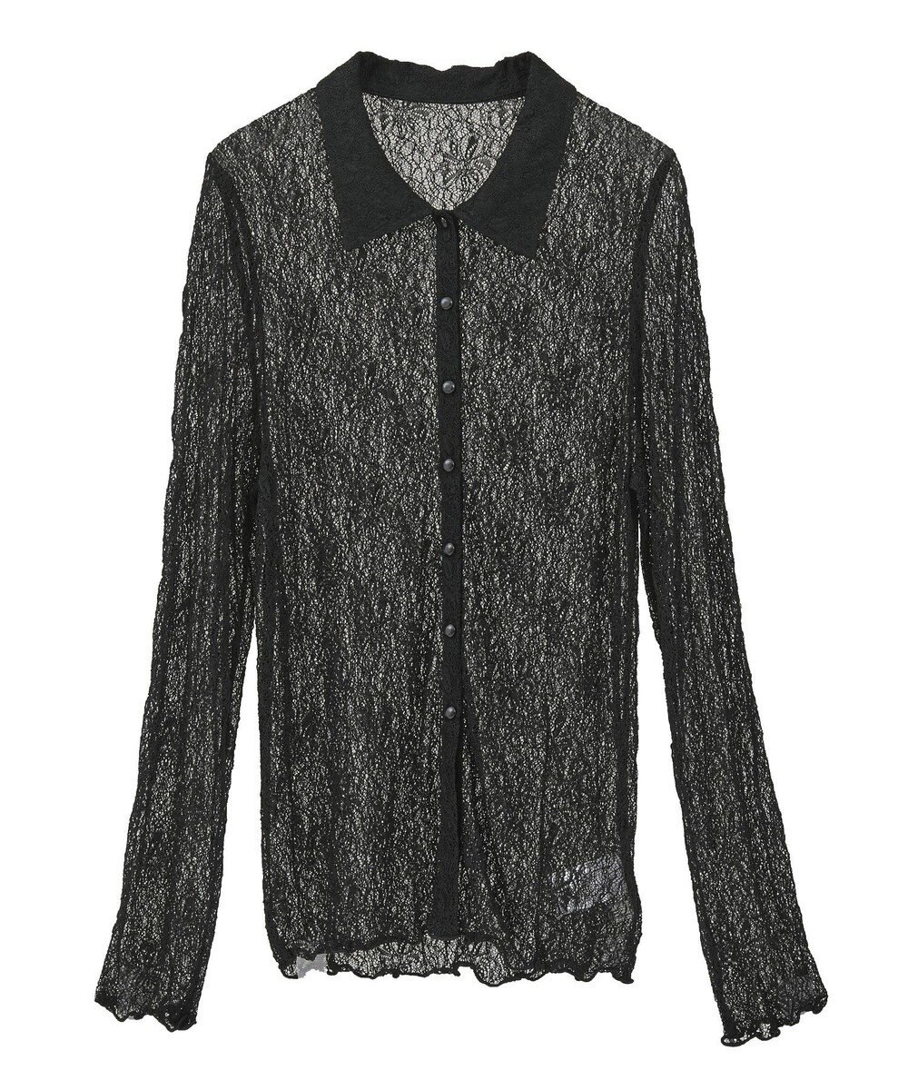 earth music&ecology ストレッチレースシャツ 