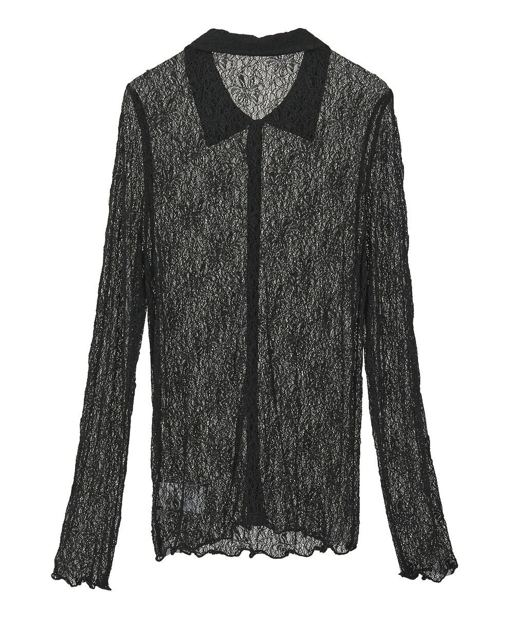 earth music&ecology ストレッチレースシャツ 