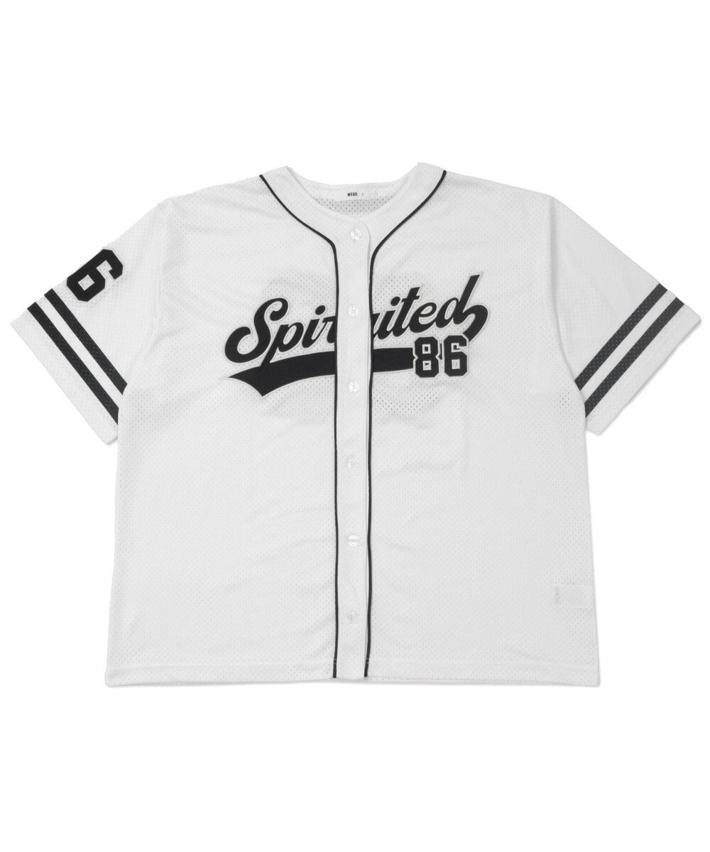 WEGO ベースボールメッシュビッグシャツ 