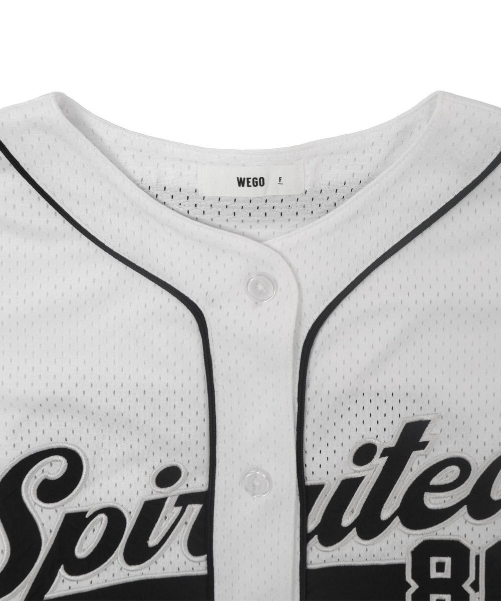 WEGO ベースボールメッシュビッグシャツ 