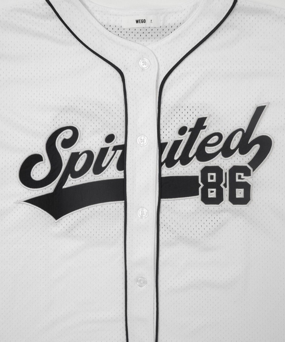 WEGO ベースボールメッシュビッグシャツ 