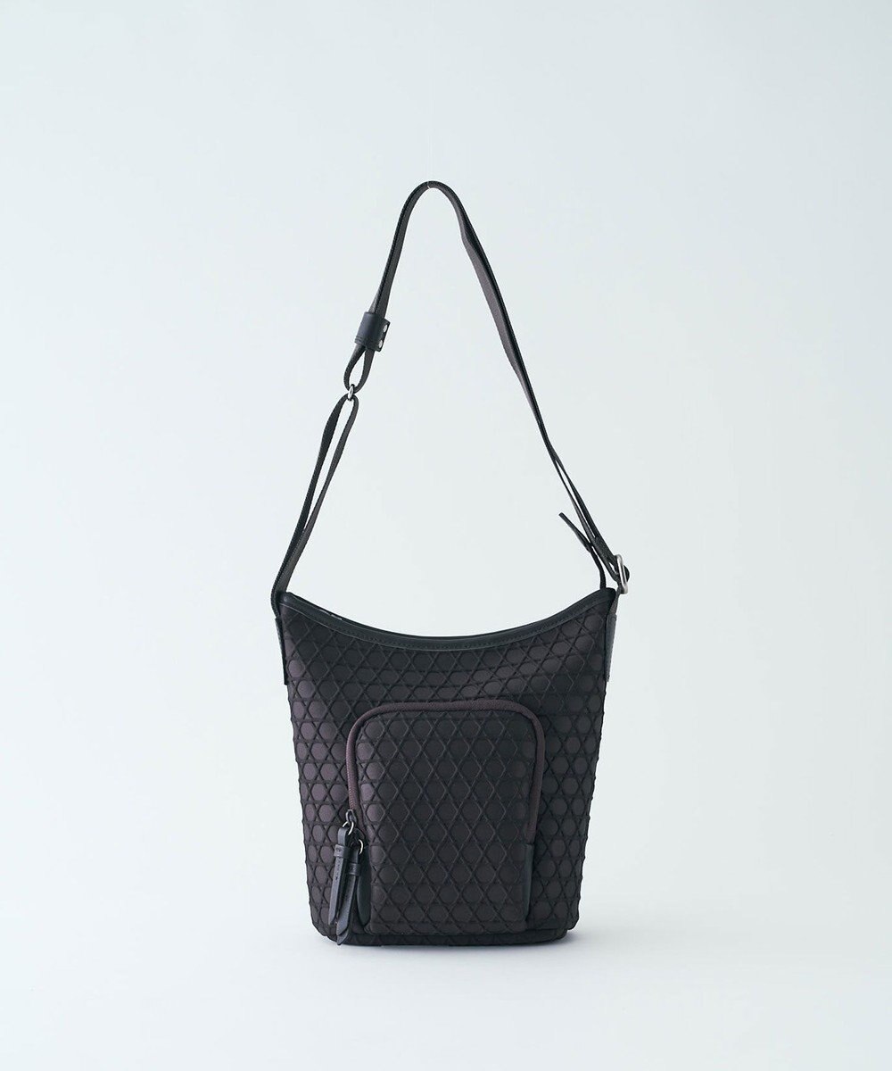 MIYABIYA LAQUOH【撥水加工】篭目柄エンボスボンディング ポケットショルダー 