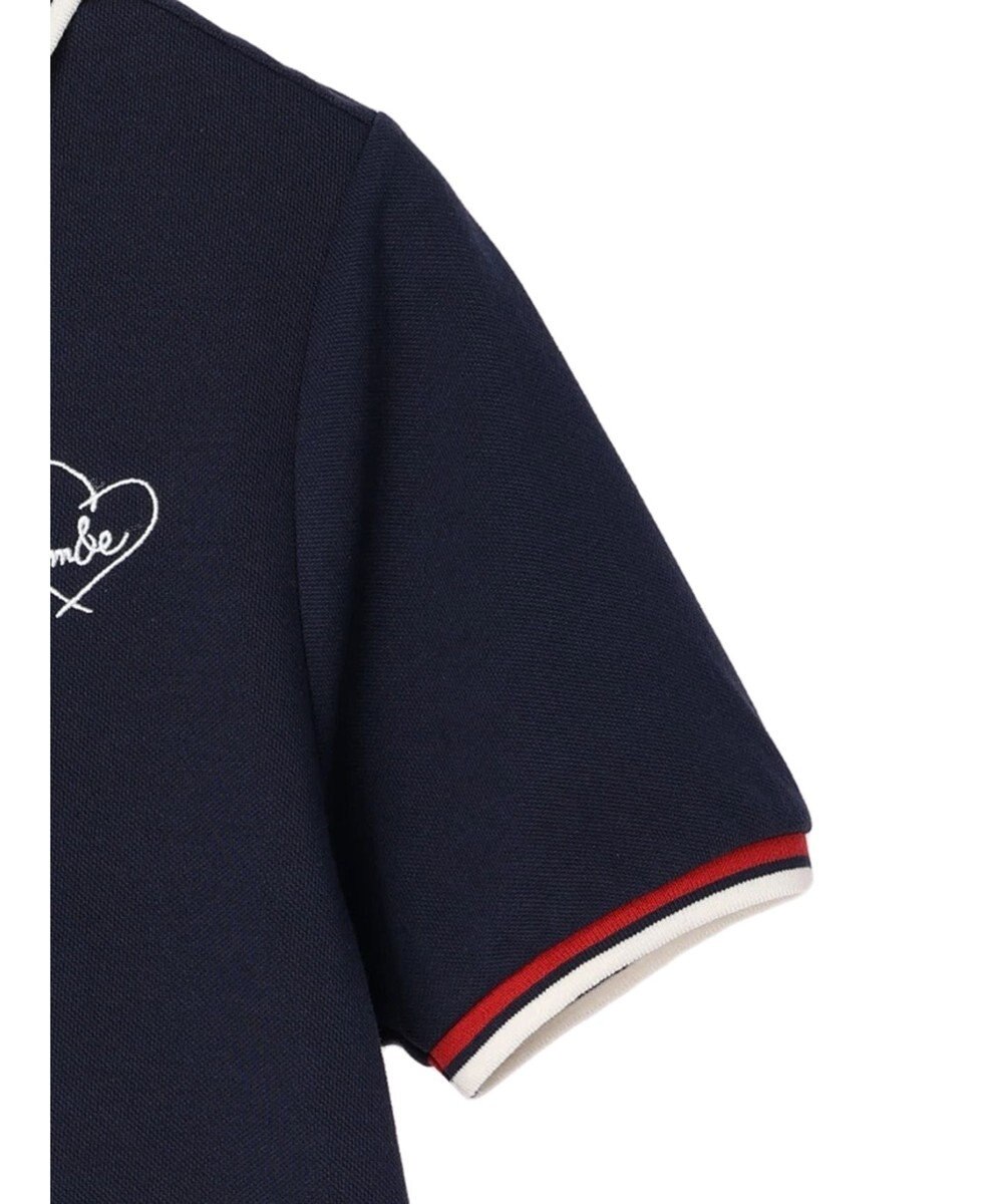 earth music&ecology ハートロゴ刺繍ポロ 