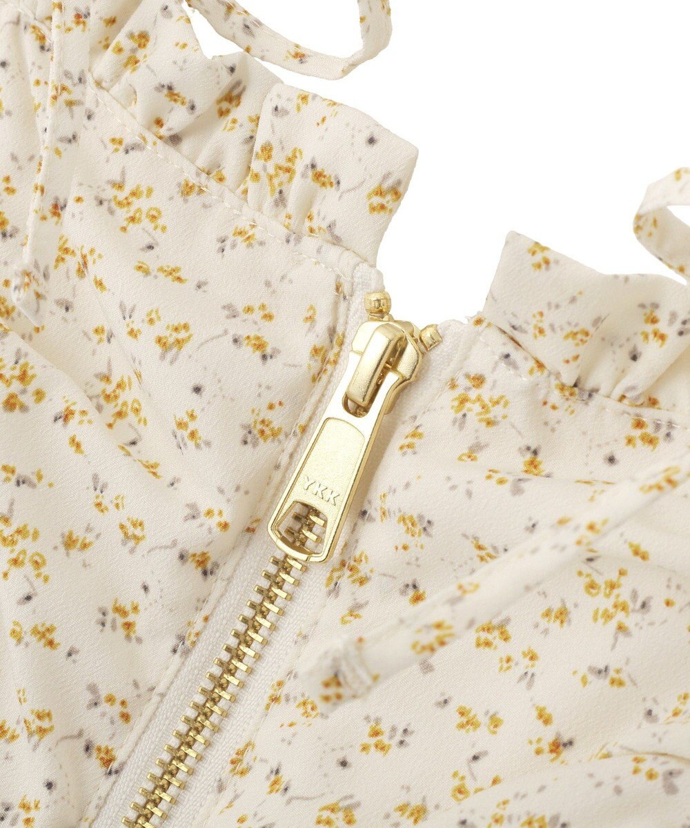 earth music&ecology フラワーペプラムビスチェ 