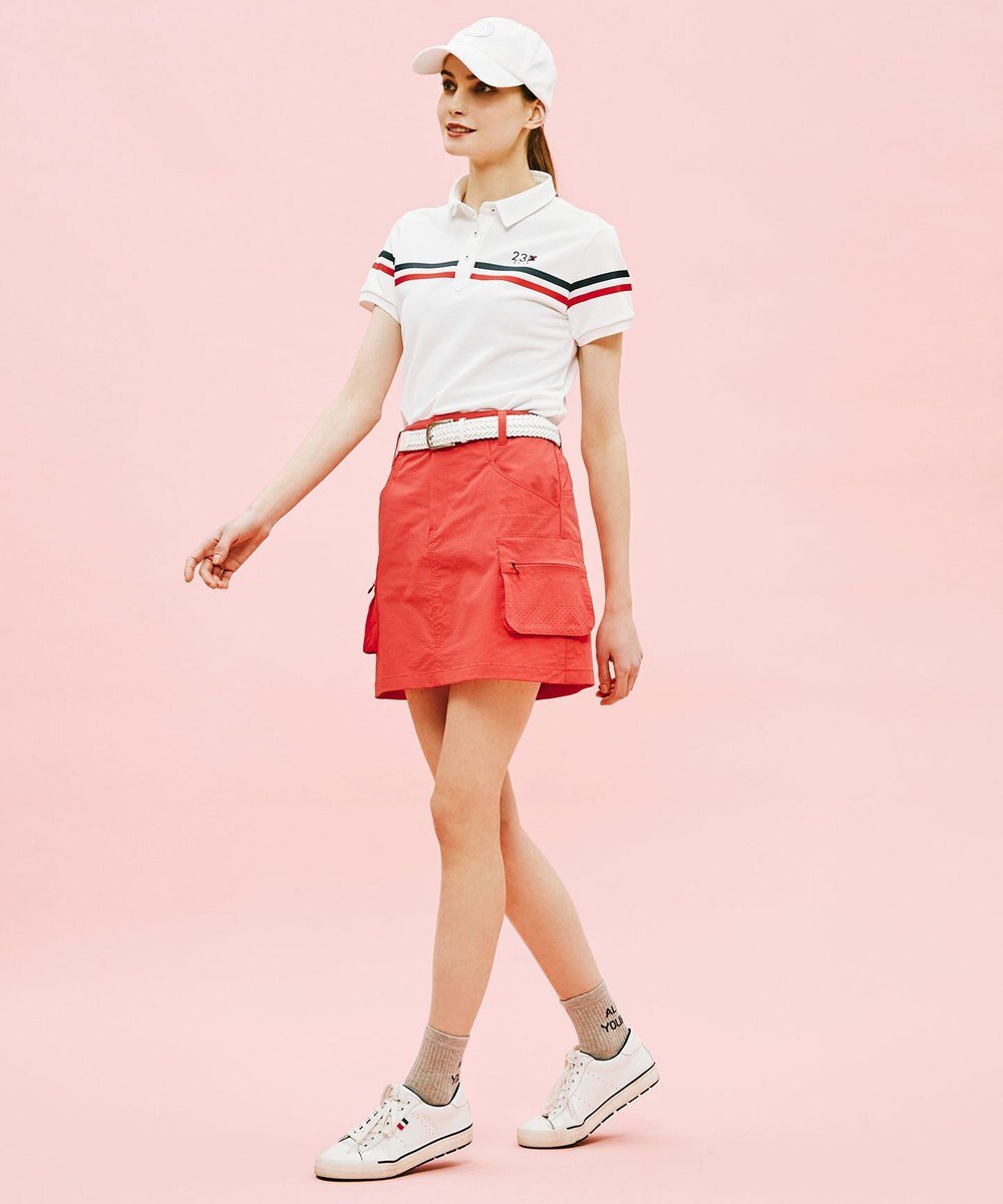 23区GOLF 【WOMEN】【吸水速乾/撥水/ストレッチ】コーデュラストレッチ カーゴ スカート 