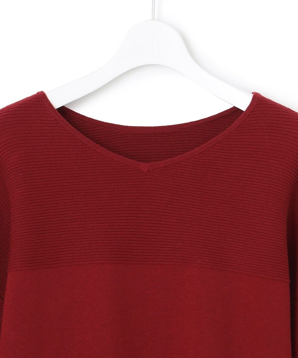 23区 【前後着用可能】コットンカシミヤ ニット 