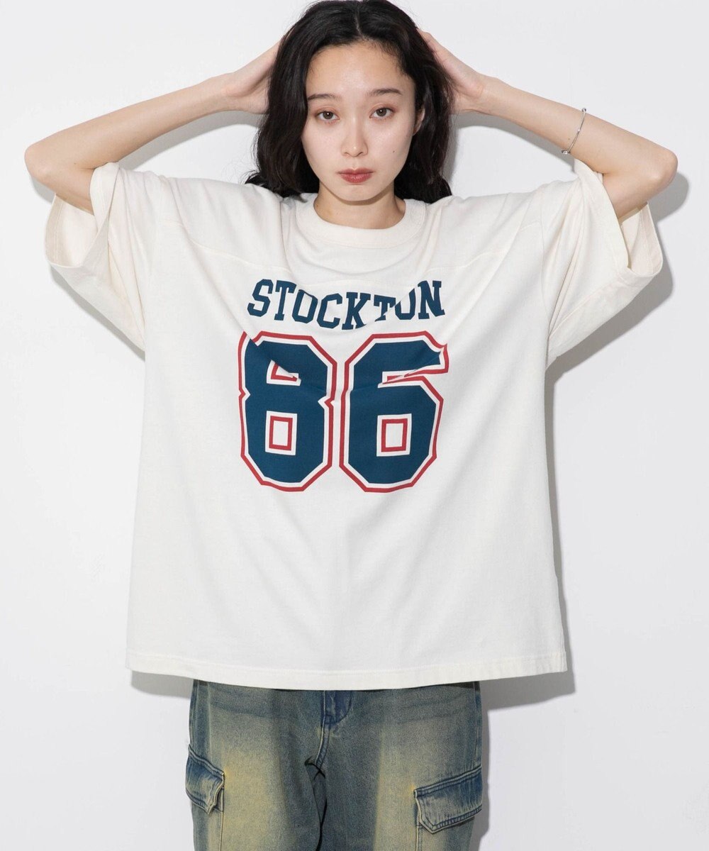 WEGO 【ユニセックス着用ITEM/手洗い可/MLサイズ】フットボールBIG　T（S） 