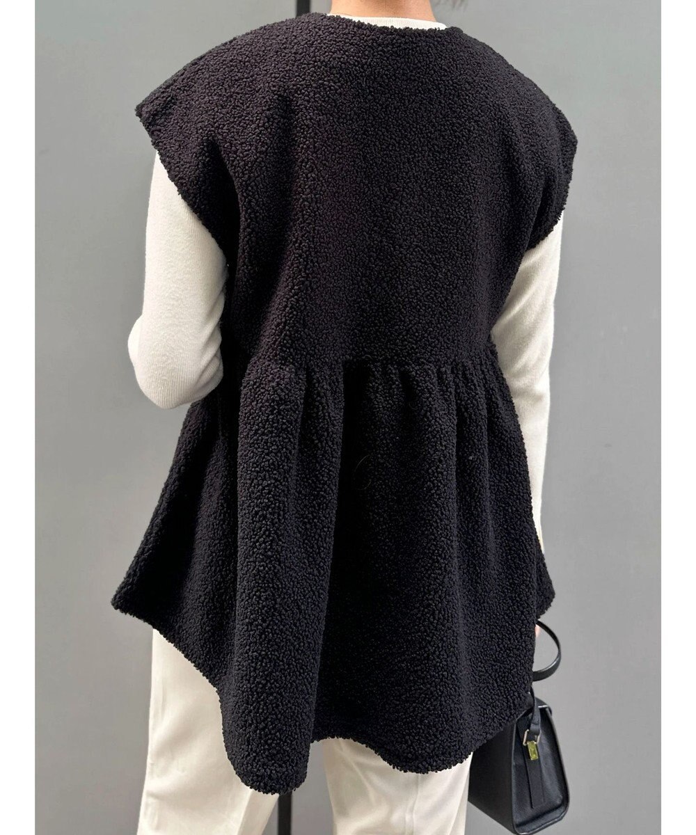 Green Parks フレア裏付きボアベスト 