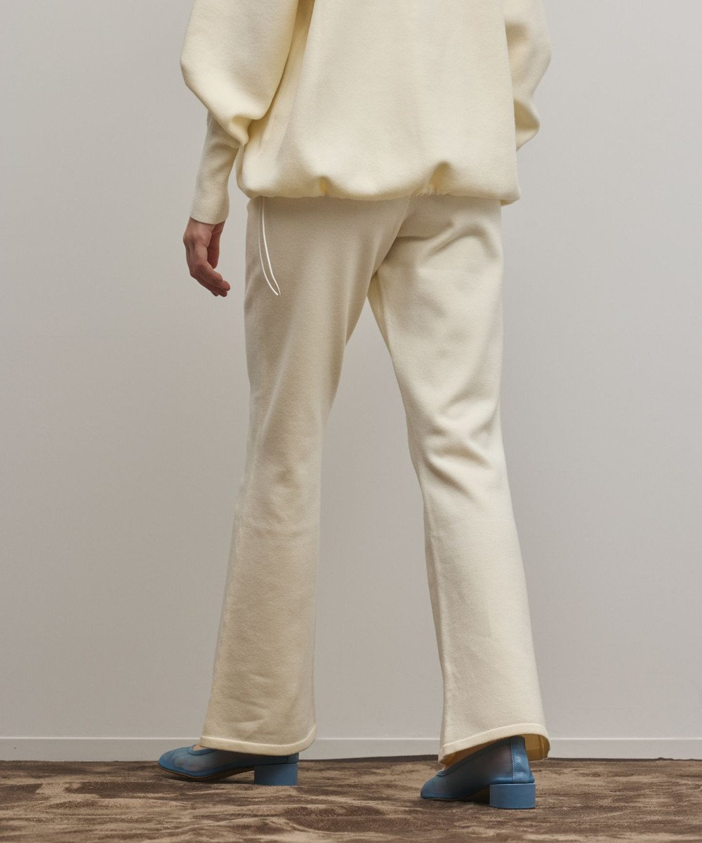 GRACE CONTINENTAL スウェットライクニットパンツ 