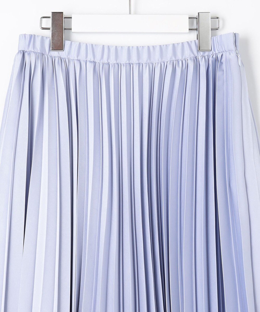 自由区 【WEB限定・洗える】ロイヤルサテンプリーツ スカート 
