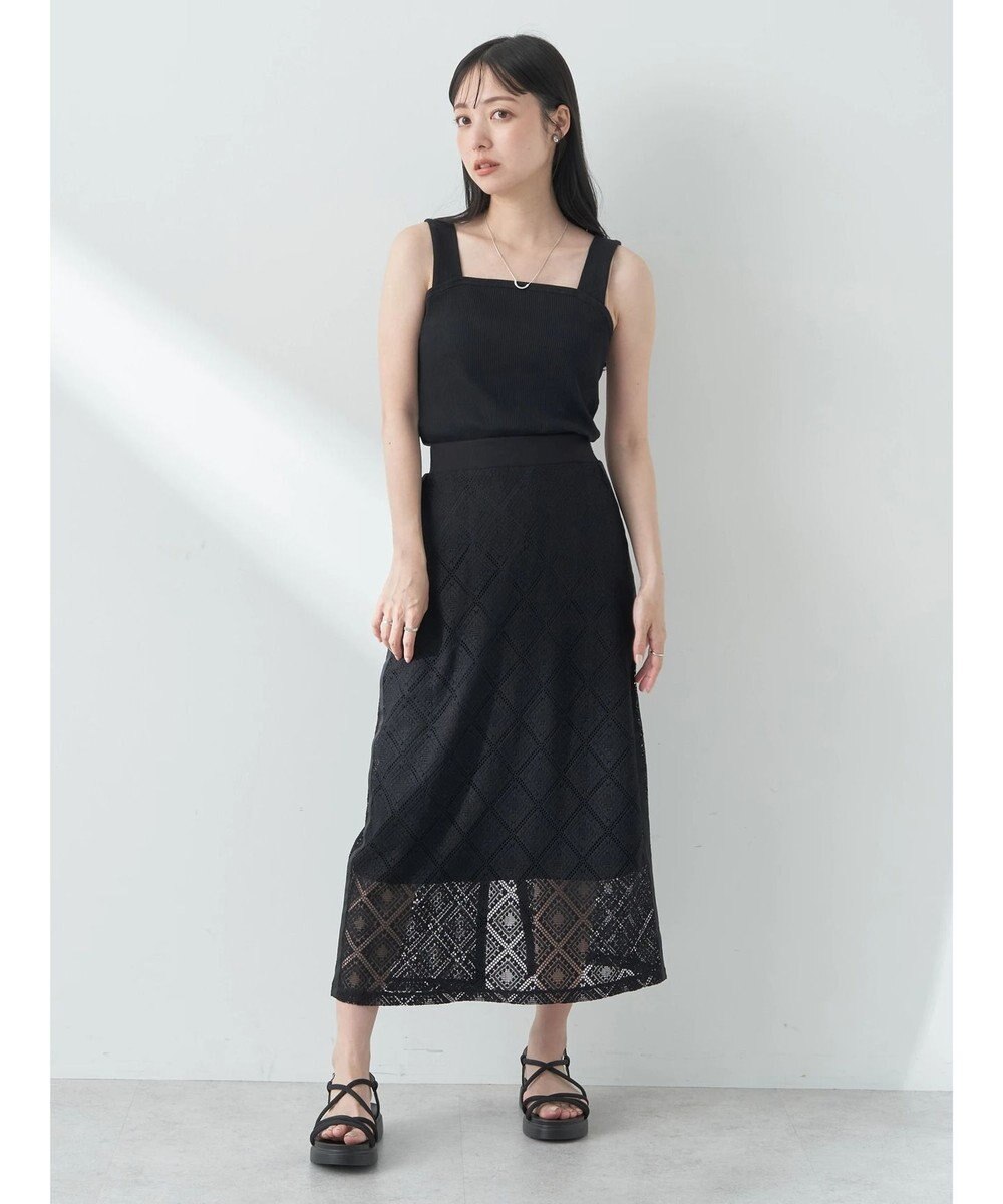 earth music&ecology モチーフナロースカート 