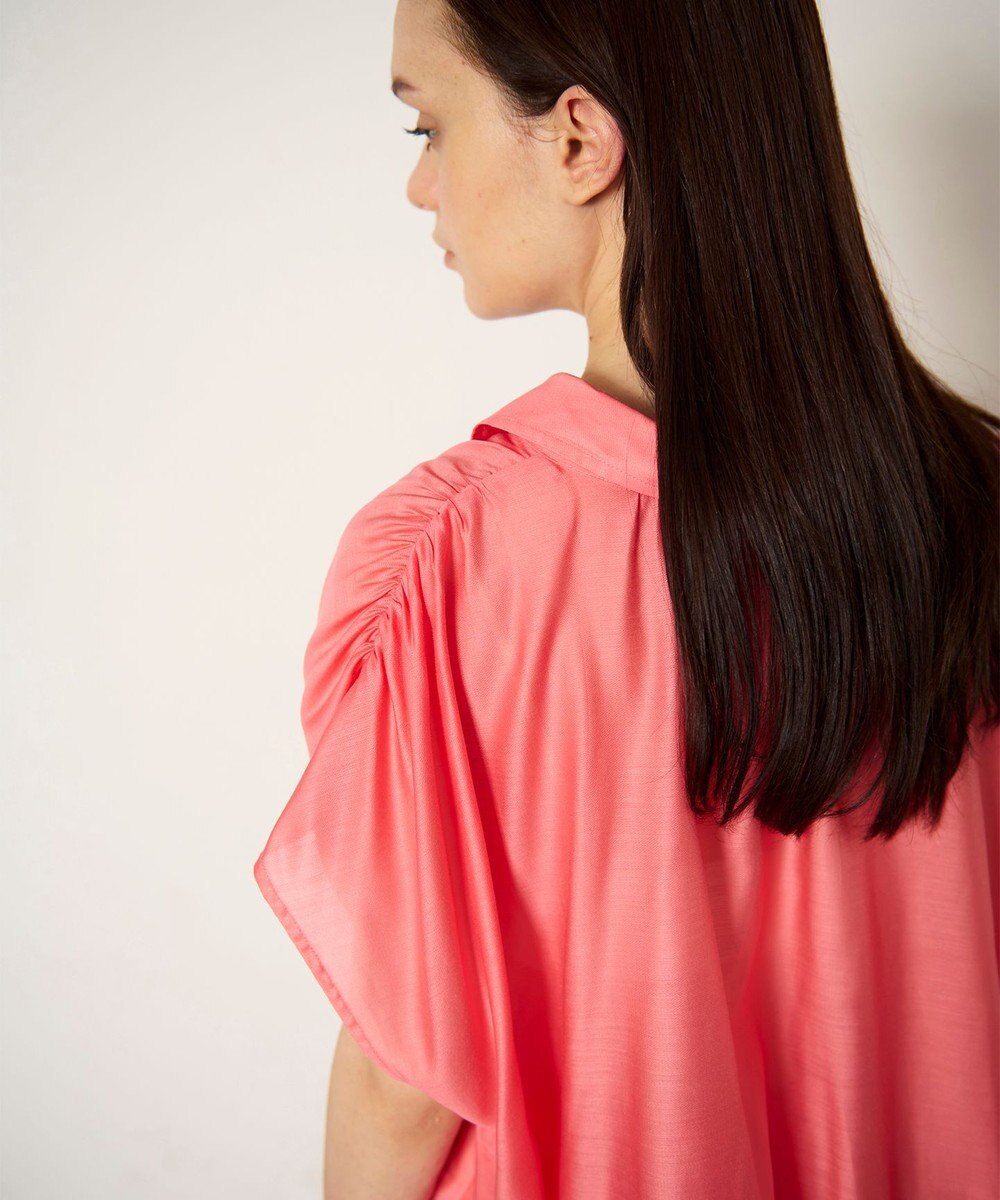 GRACE CONTINENTAL ギャザーシャツ 