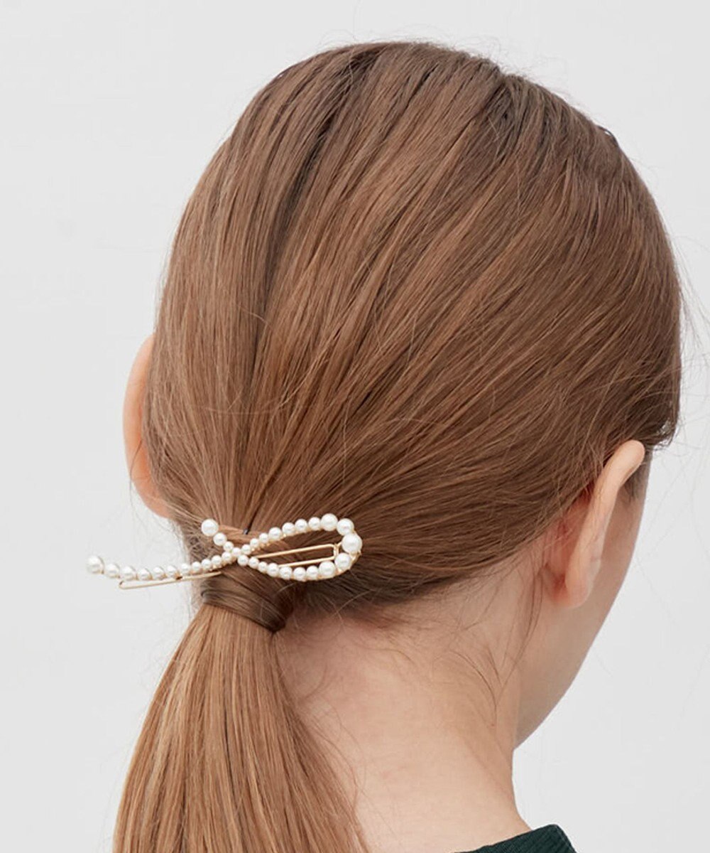 23区 【APPLAUDIR】ニュアンスパール バレッタ 