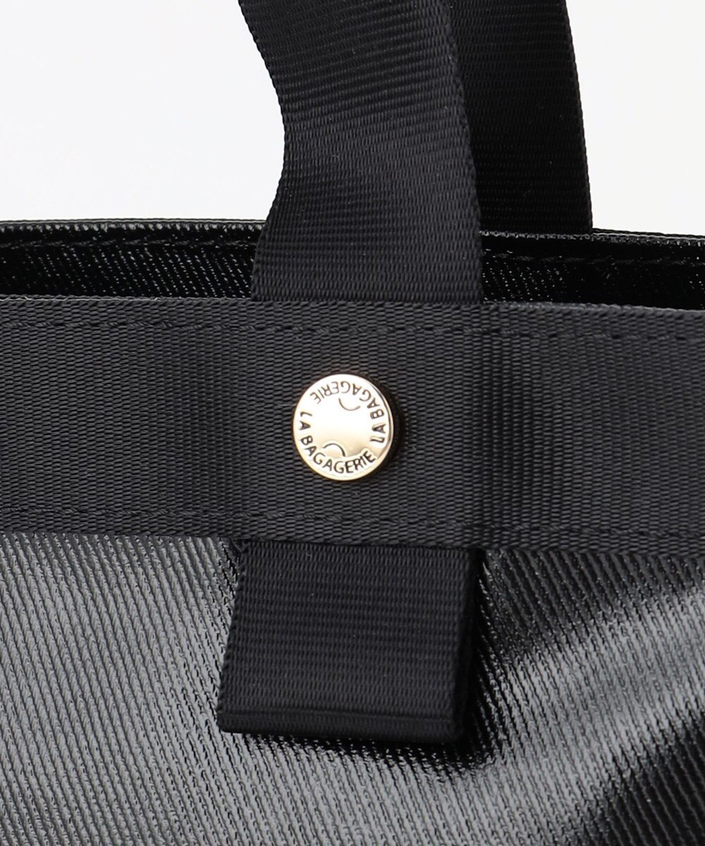 LA BAGAGERIE 【コットン×ポリウレタン】シャイニーミニマムトート 