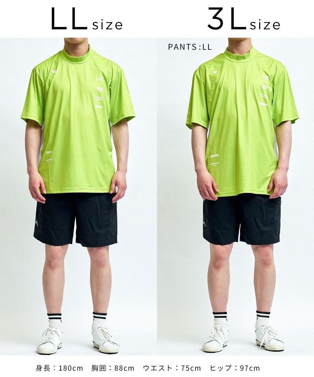 PW CIRCULUS 【MEN】メッシュコンビ モックネック ゴルフ 